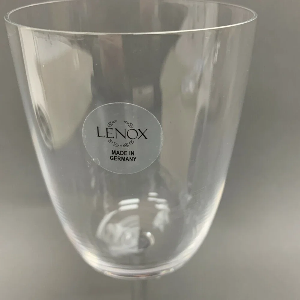 Lenox Clear Stemmed Wine Glass Made in Germany 8‎ 3/8